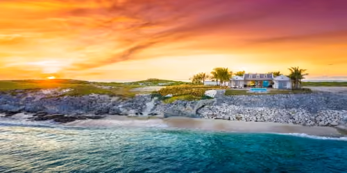 This is the Thumbnail for the Remote Private Beachfront Villa in Turks & Caicos With Infinity Pool & Rooftop Sunset Terrace  item