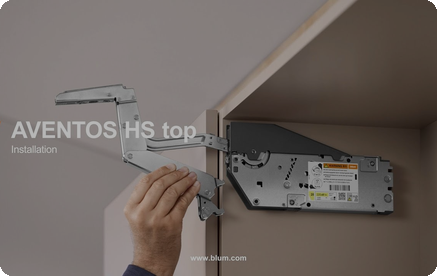 Монтаж AVENTOS HS top