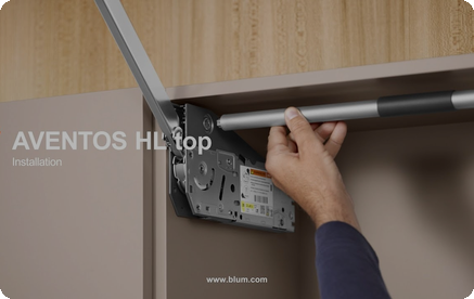 Монтаж AVENTOS HL top