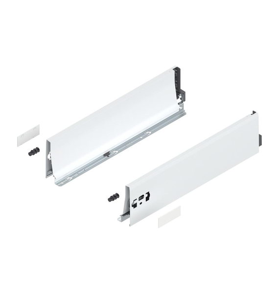 TANDEMBOX antaro, царга, высота K (115 мм), НД=450 мм, белый шелк, левая и правая (L+R)