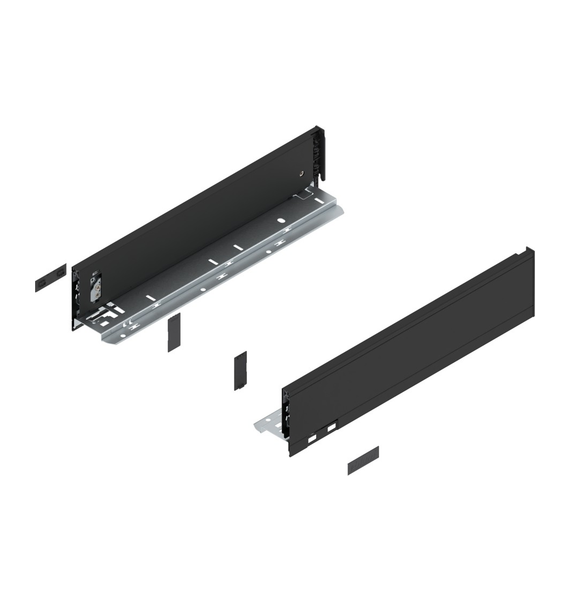 Царга LEGRABOX M 90.5х400 мм L+R Карбон матовый