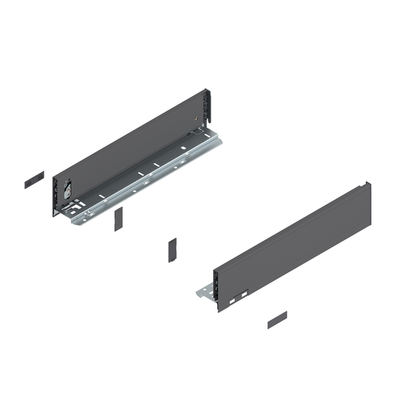 Царга LEGRABOX M 90.5х400 мм L+R Терра черный