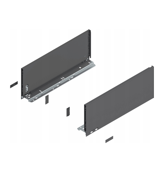 Царга LEGRABOX C 177х450 мм L+R Терра черный