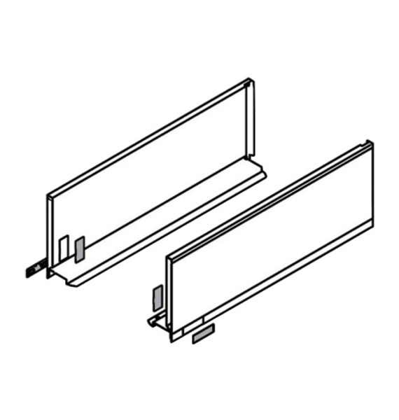 Царга LEGRABOX C 177х300 мм L+R Терра черный