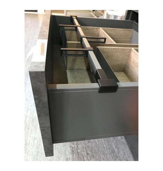 Релинг под раскрой 1200 мм LEGRABOX, Нержавеющая сталь
