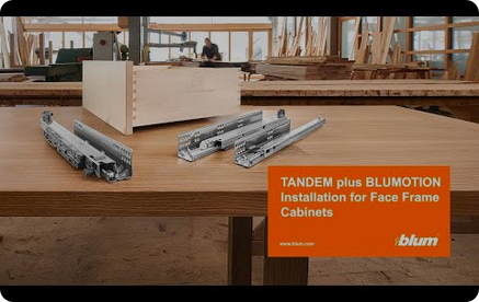 TANDEM plus BLUMOTION - installation