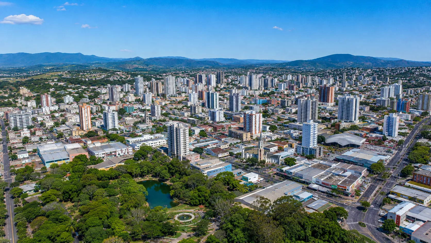 Vista da cidade de Novo Hamburgo, RS