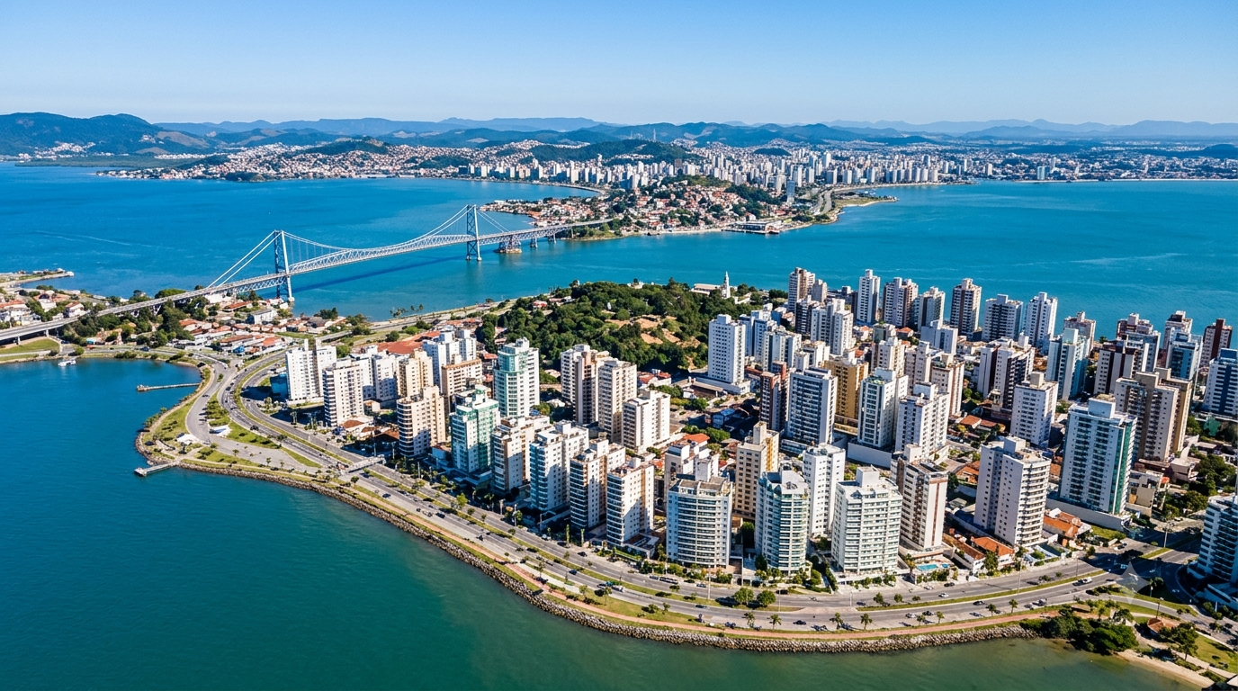 Vista de Florianópolis, SC