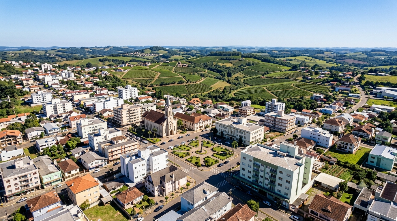 Vista de Flores da Cunha, RS
