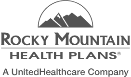 Rocky Mountain Health Plans logo — a UnitedHealthcare nonprofit health plan serving Colorado since 1974, including Medicaid and CHP+ programs.