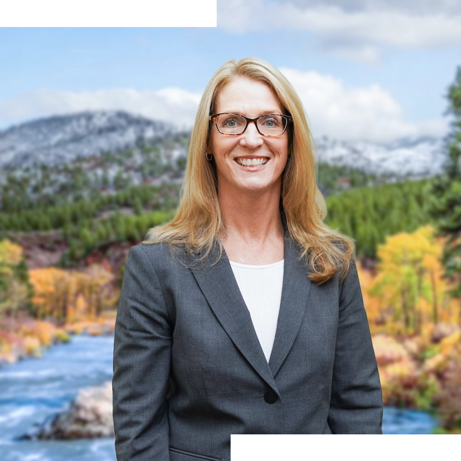 Portrait of Jennifer Pennington at Truckee River