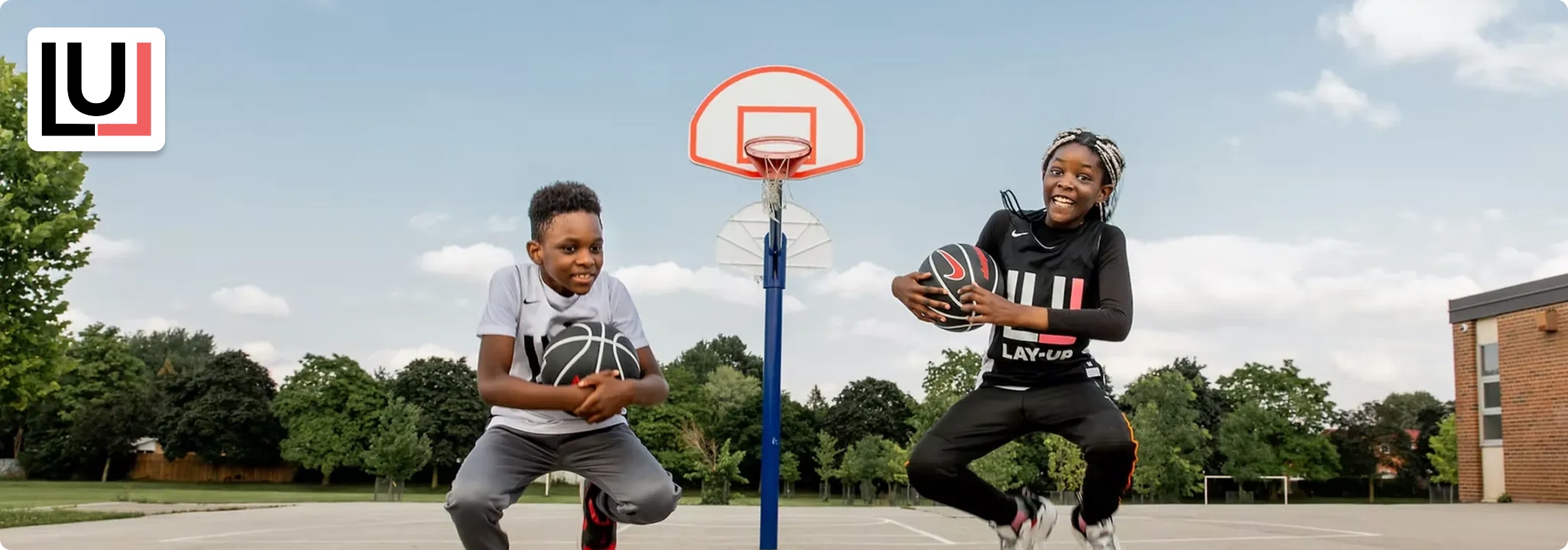 People playing basketball