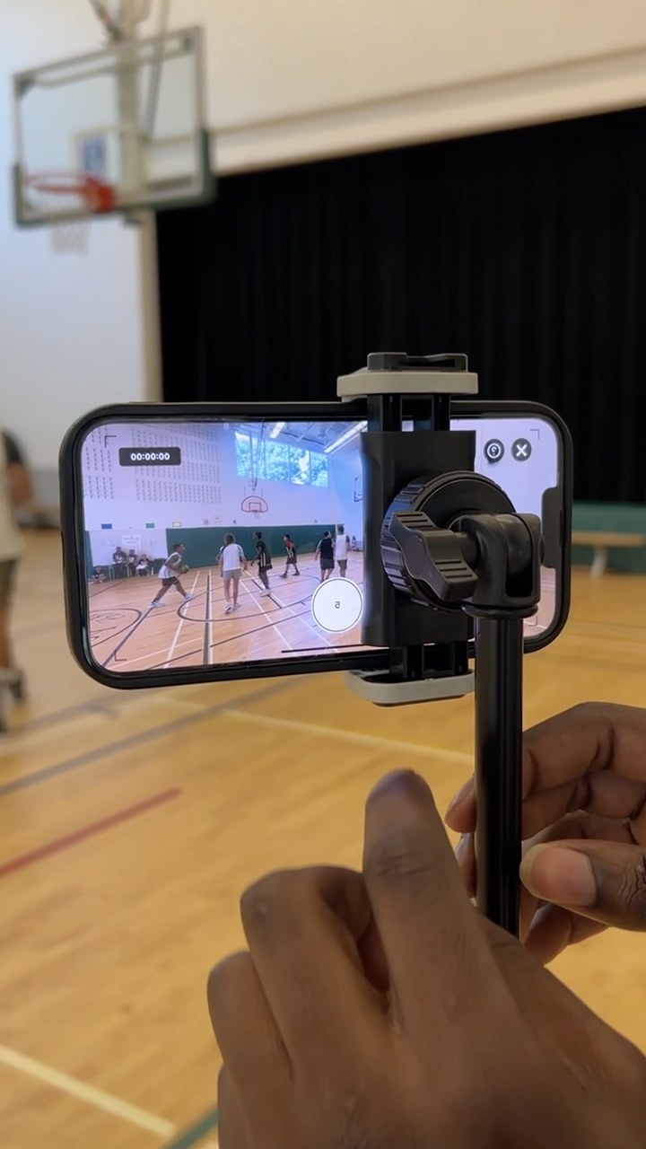People playing basketball