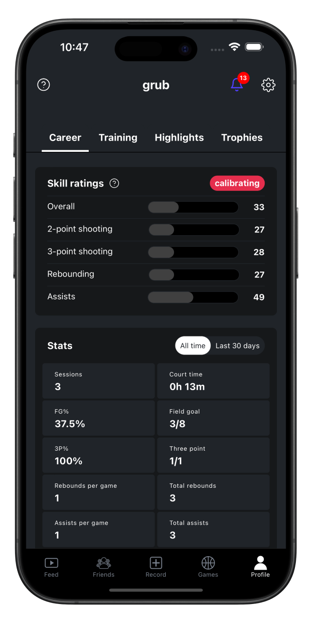Hooper app screen