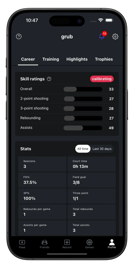 Hooper app screen