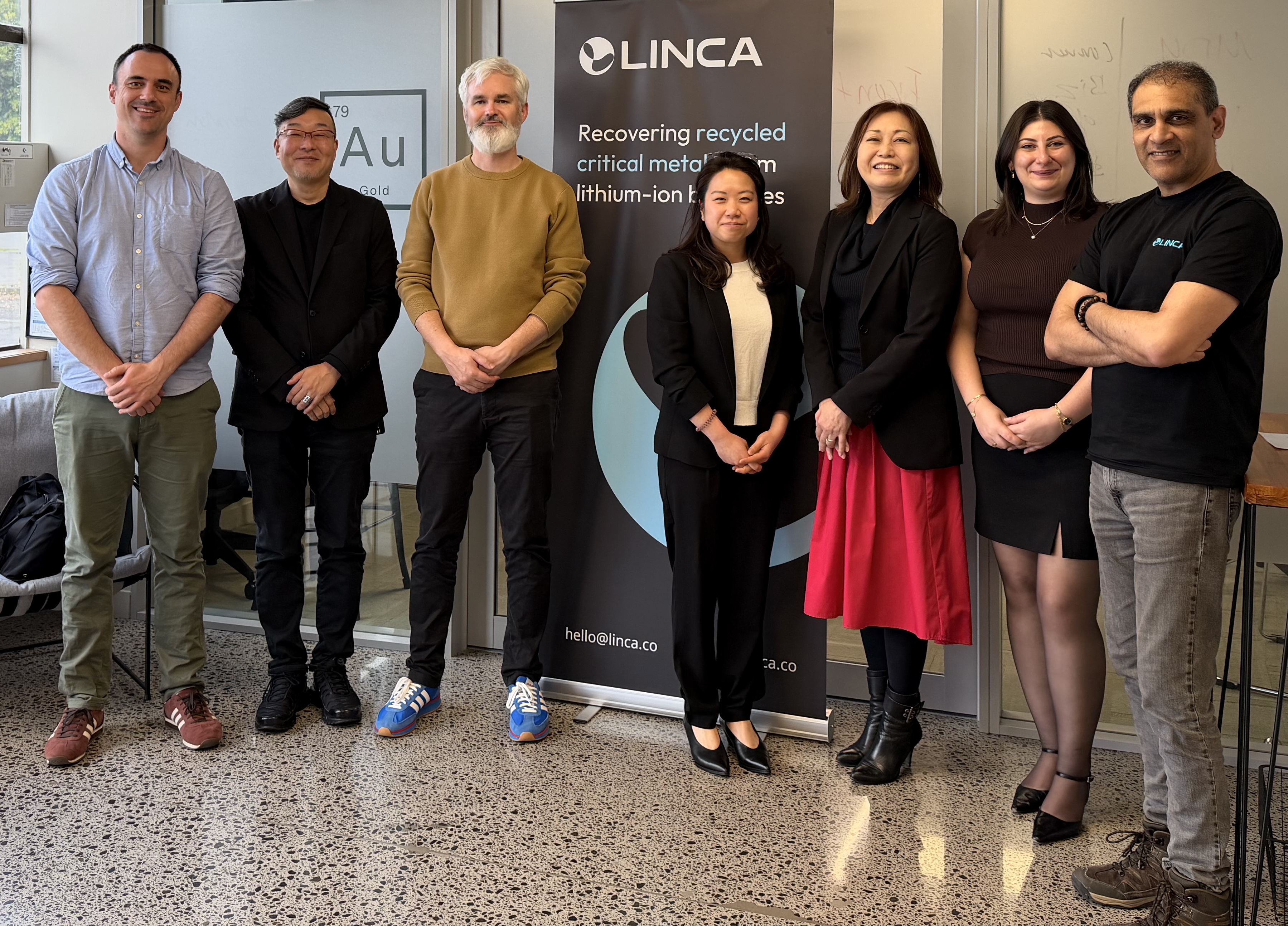Mitsui and Linca team members
