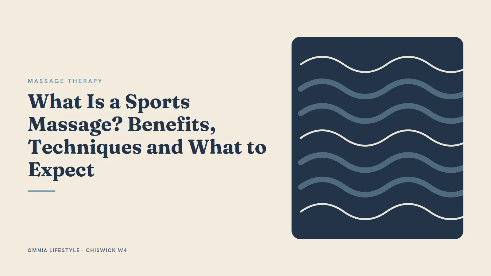 What Is a Sports Massage? Benefits, Techniques and What to Expect
