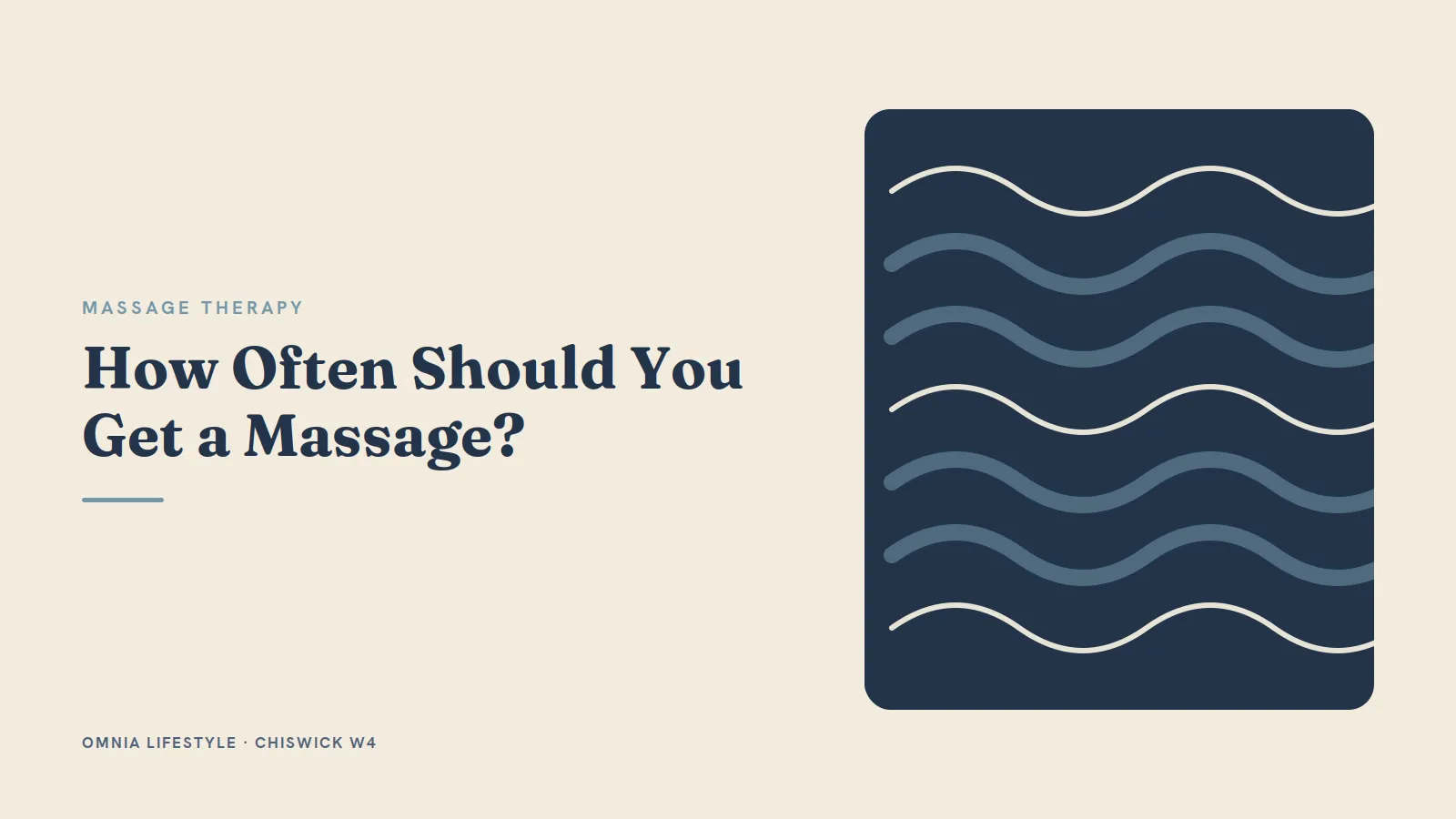 How Often Should You Get a Massage?