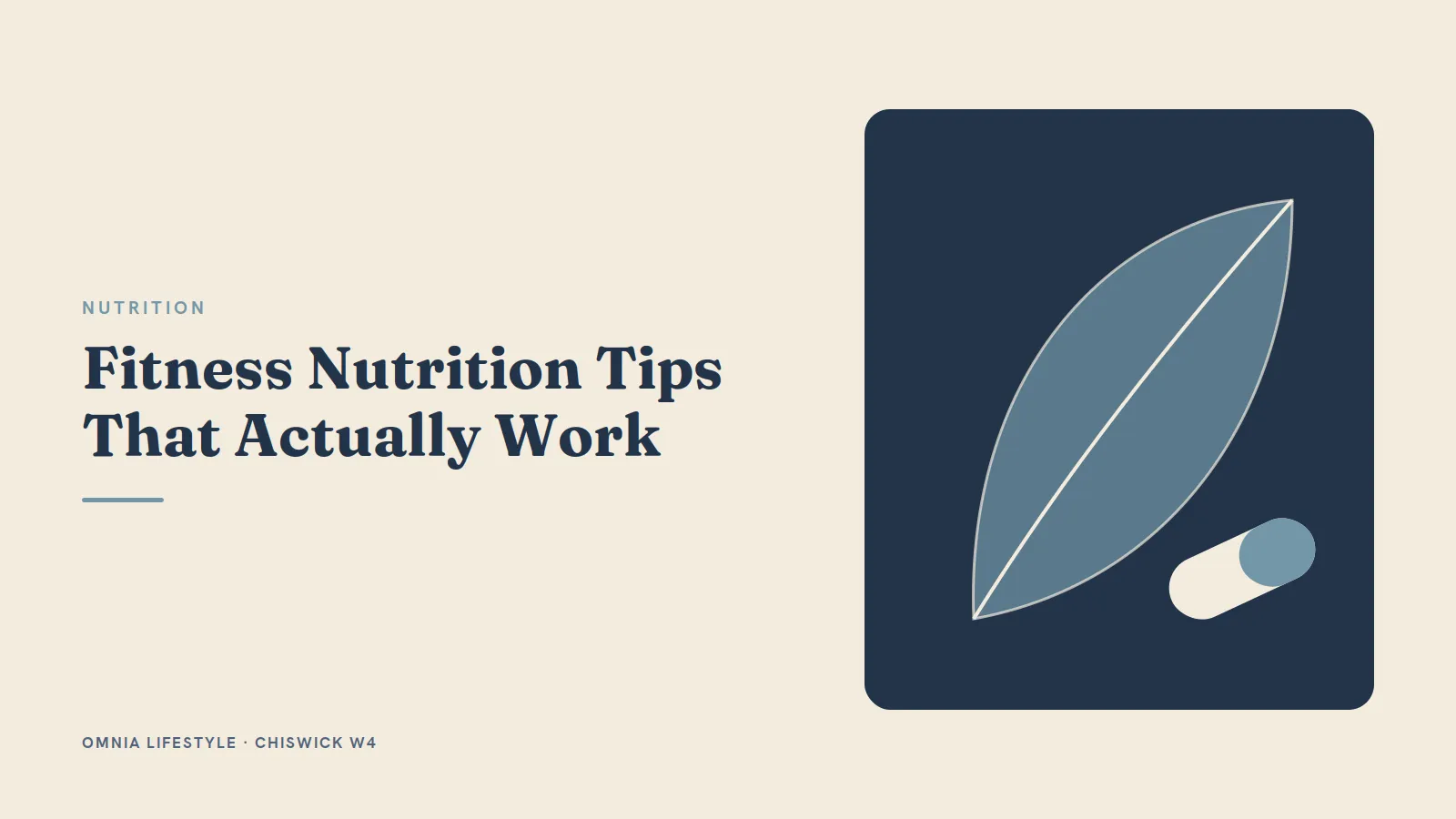 Fitness Nutrition Tips That Actually Work