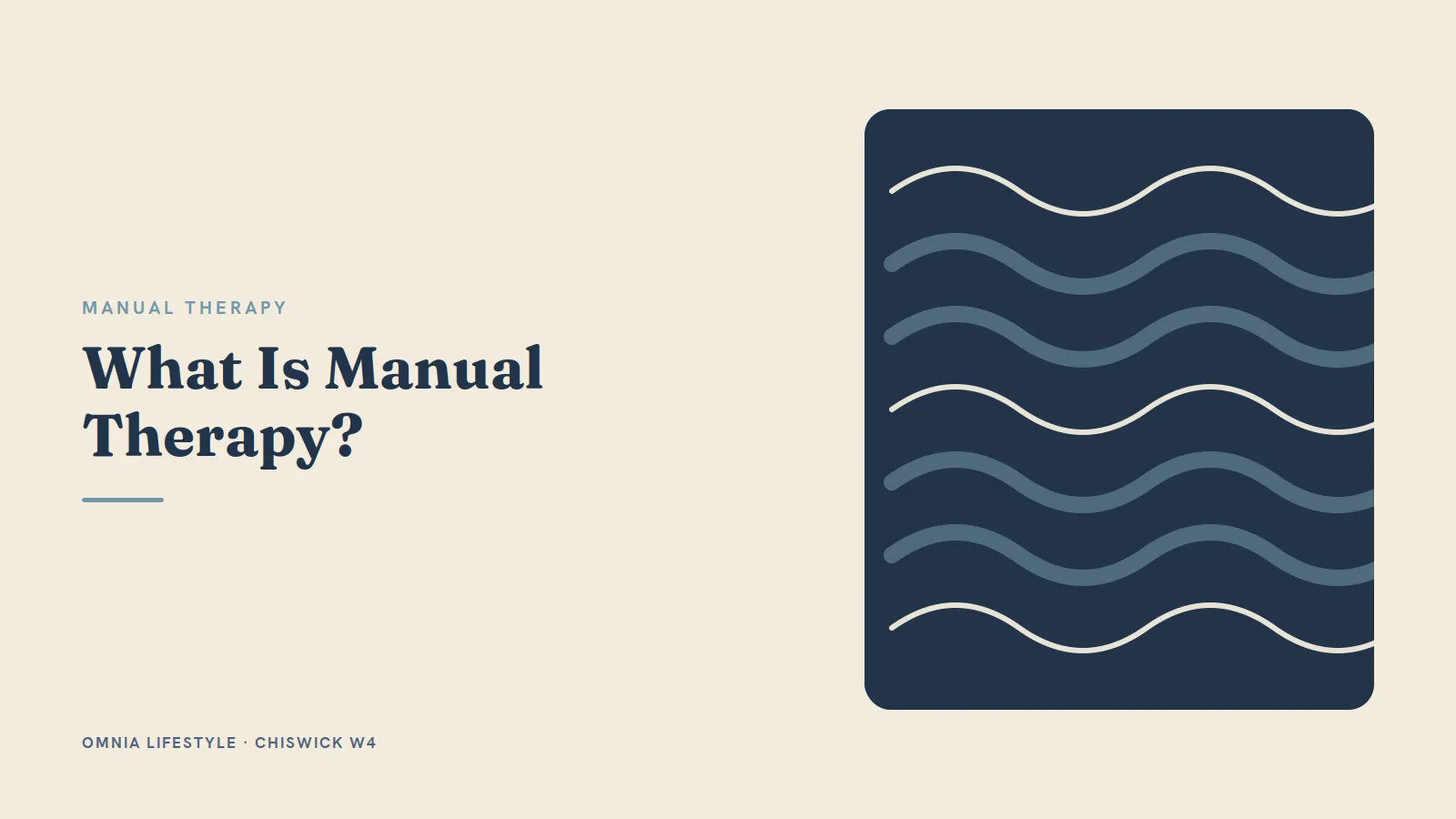 What Is Manual Therapy?