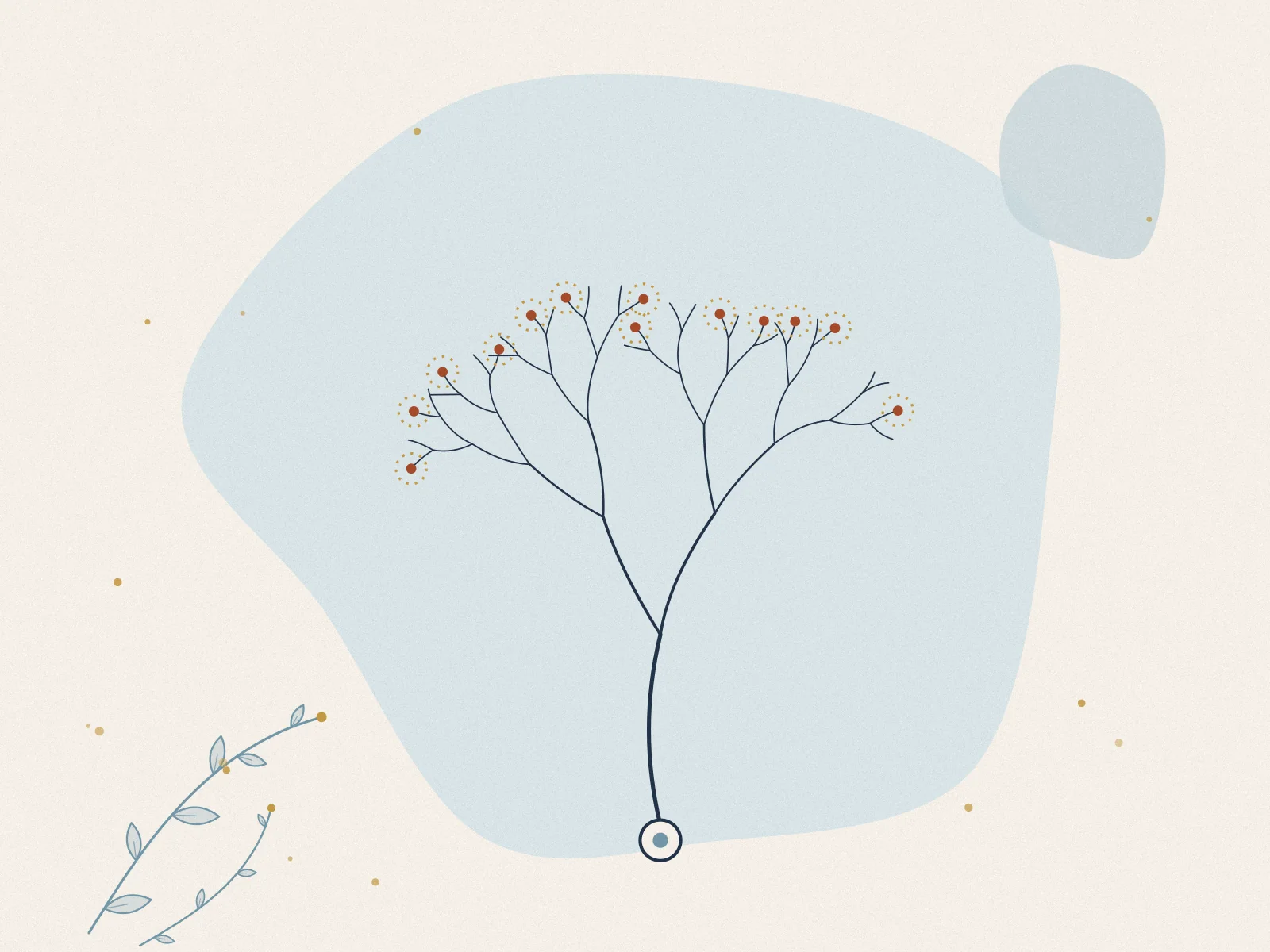 Illustration of fibromyalgia, treated at Omnia Lifestyle clinic in Chiswick, West London