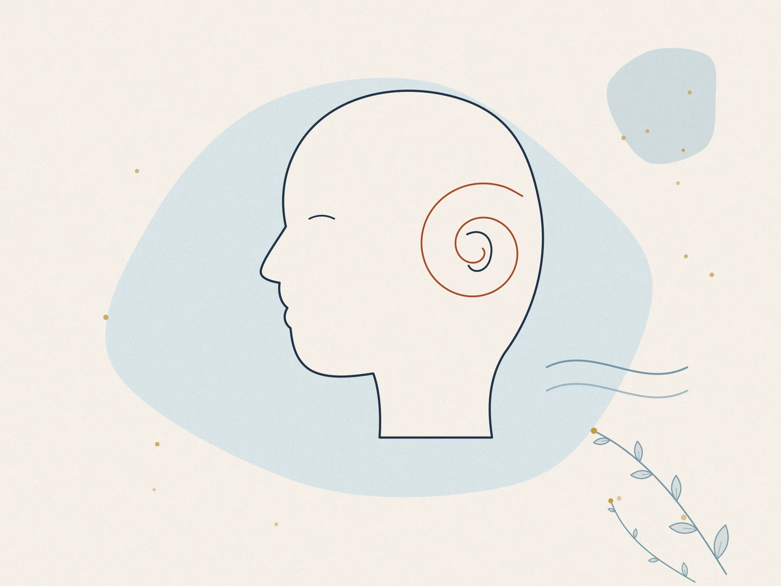 Illustration of balance & dizziness, treated at Omnia Lifestyle clinic in Chiswick, West London