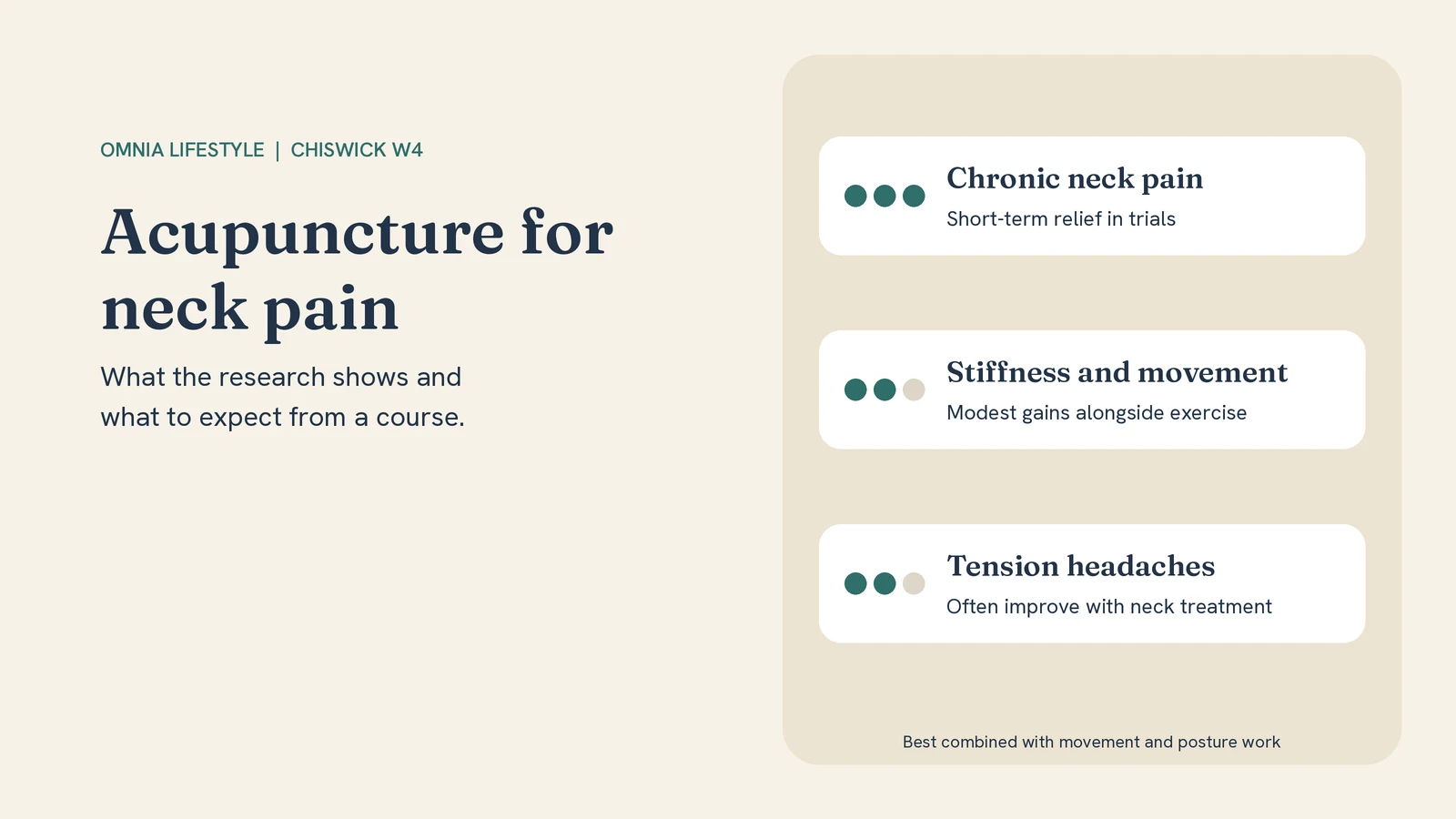 Acupuncture for Neck Pain: Does It Work?
