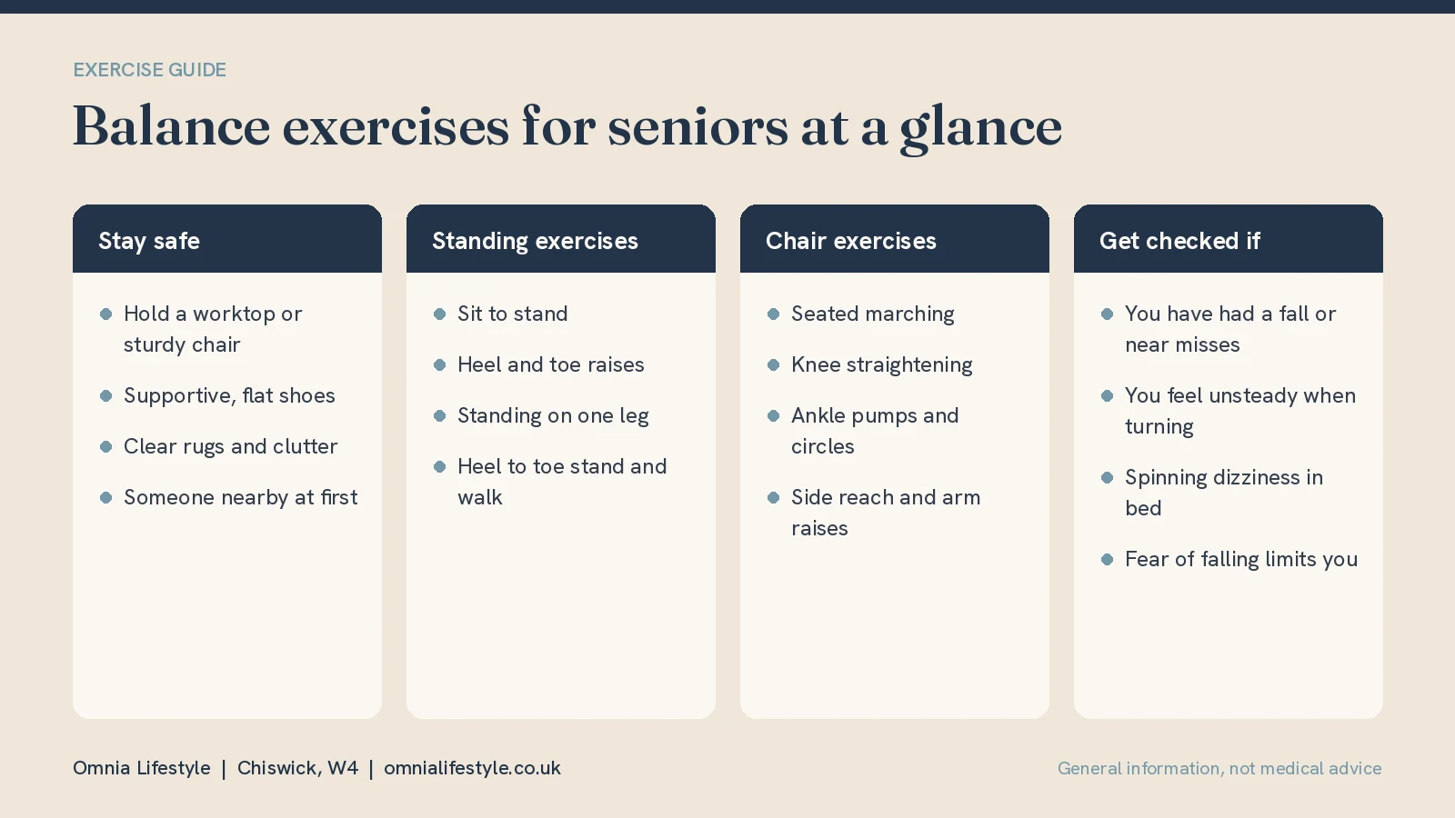 Balance Exercises for Seniors: A Safe Home Programme