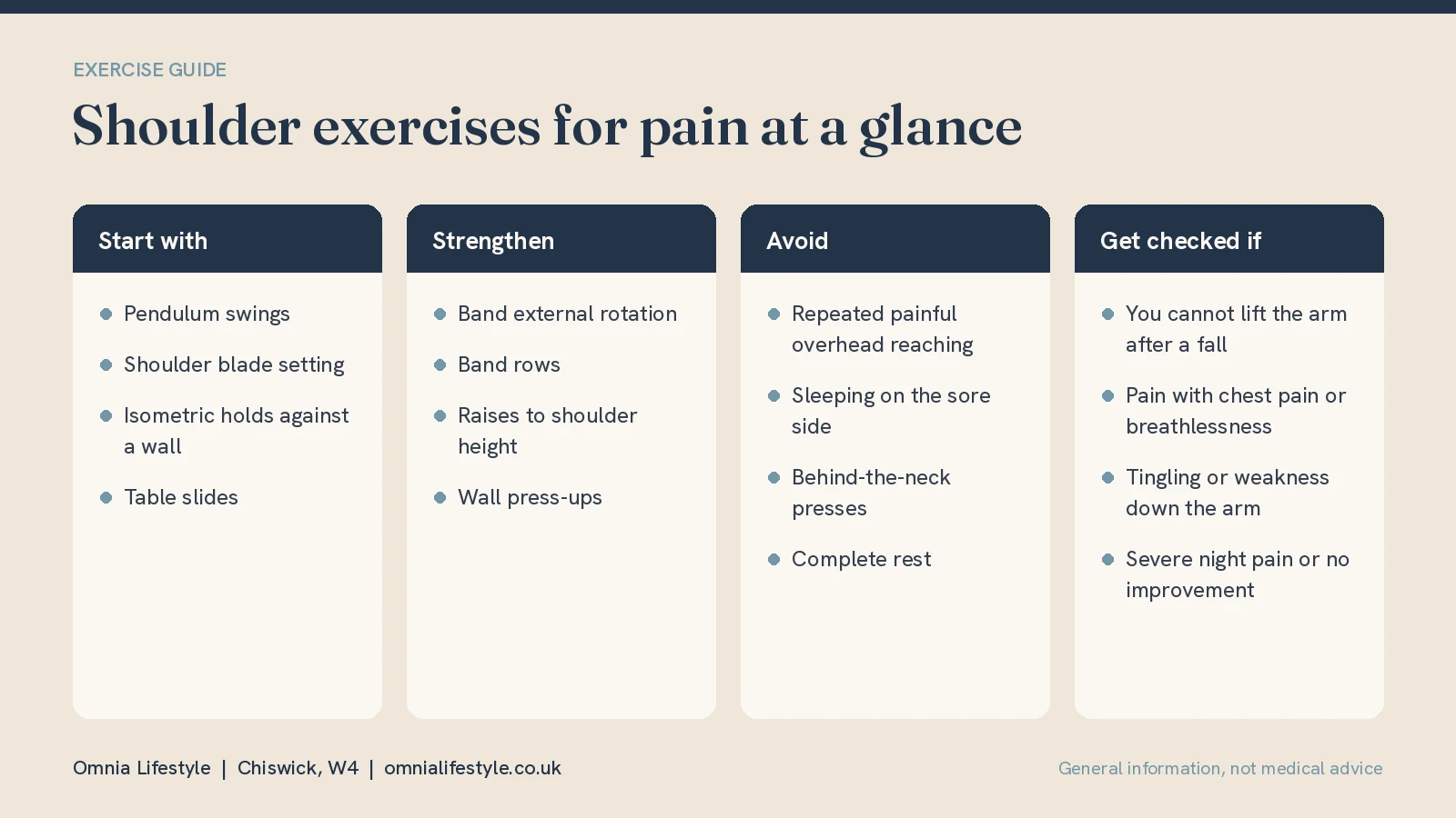 Shoulder Exercises for Pain: A Physiotherapy Guide