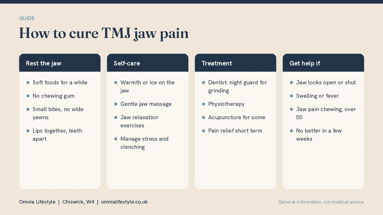 How to Cure TMJ Jaw Pain: Self-Care and Treatment