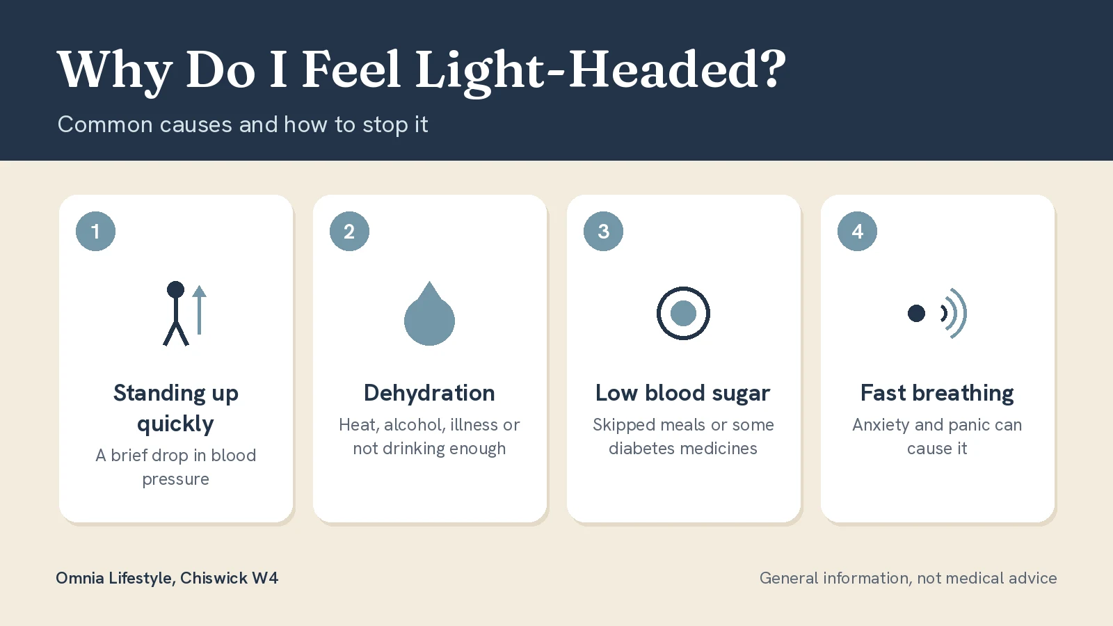 Why Do I Feel Light-Headed? Causes and How to Stop It
