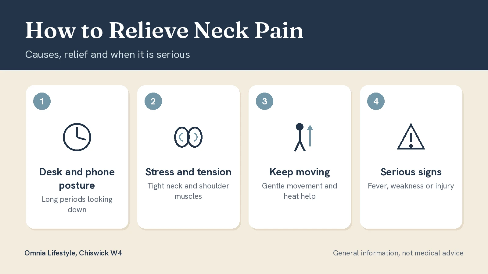 How to Relieve Neck Pain: Causes, Relief and When to Worry