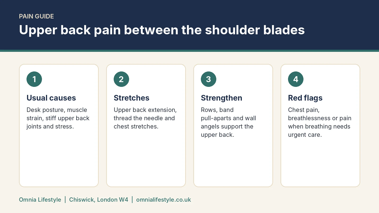 Upper Back Pain Between Shoulder Blades: Relief Guide