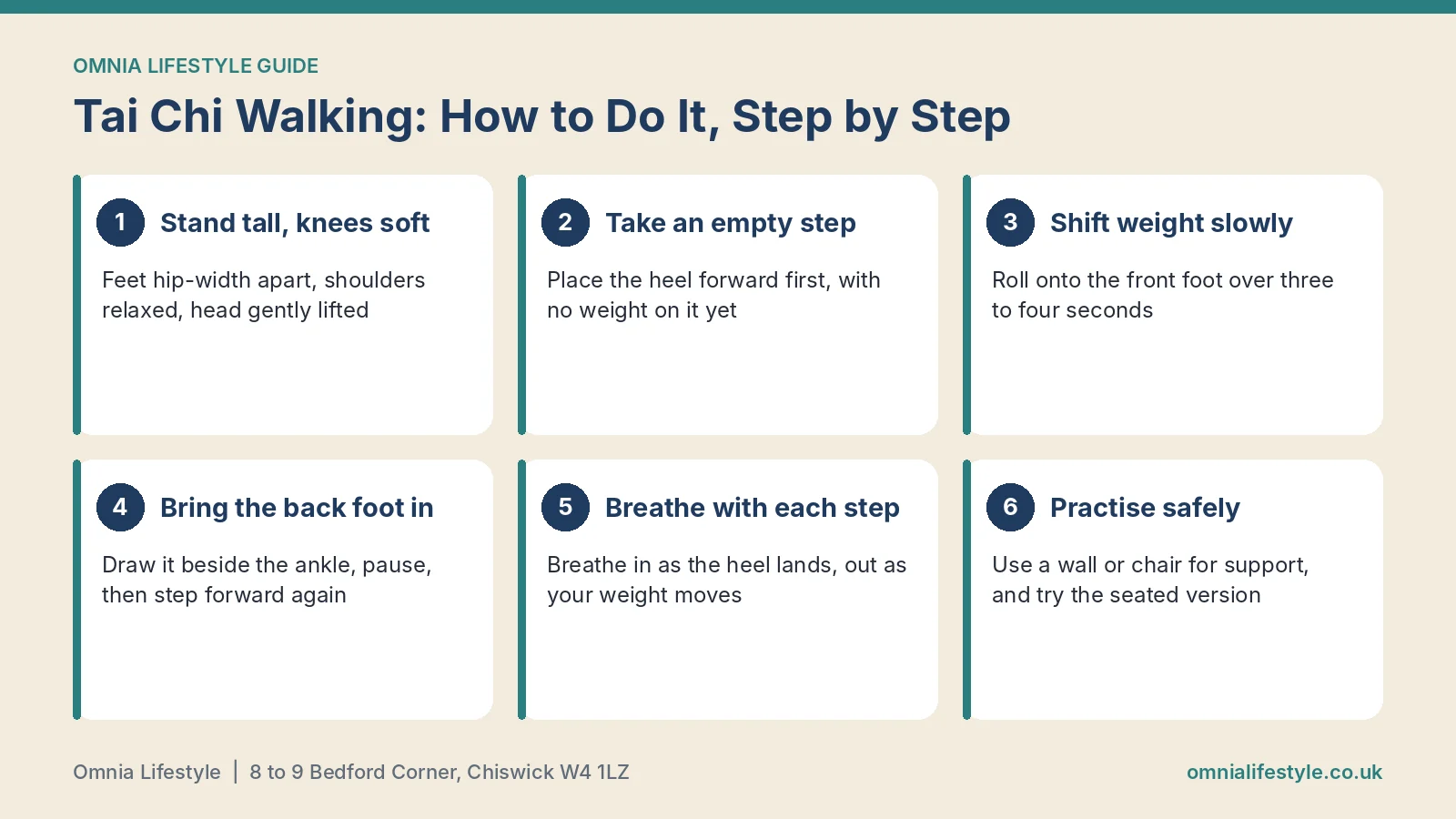Tai Chi Walking: How to Do It, Step by Step