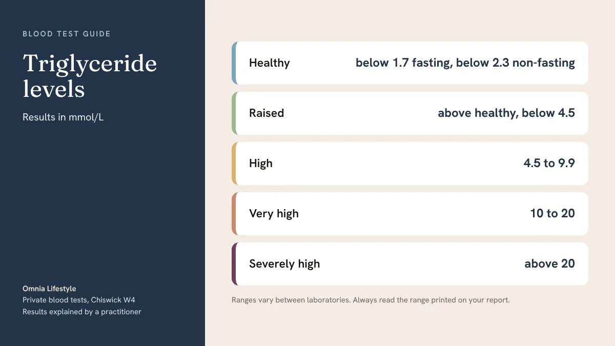 Triglyceride levels