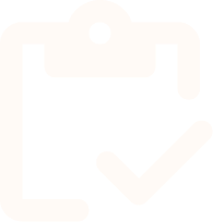 Clipboard with a checkmark indicating completed task or inventory.