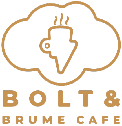 Bolt and Brume logo. Connects to the Home page.