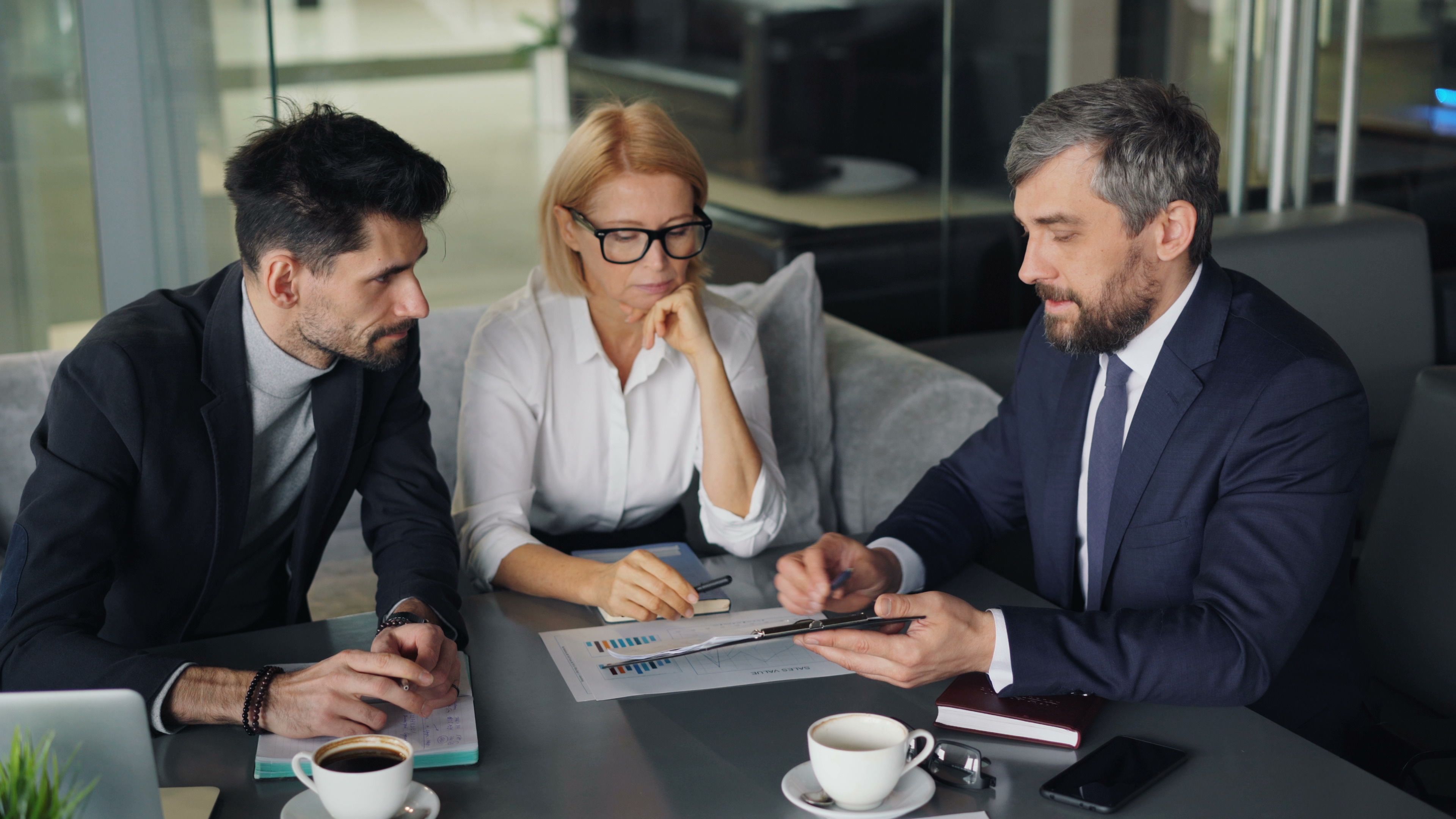 image of job interview (for a trucking company)
