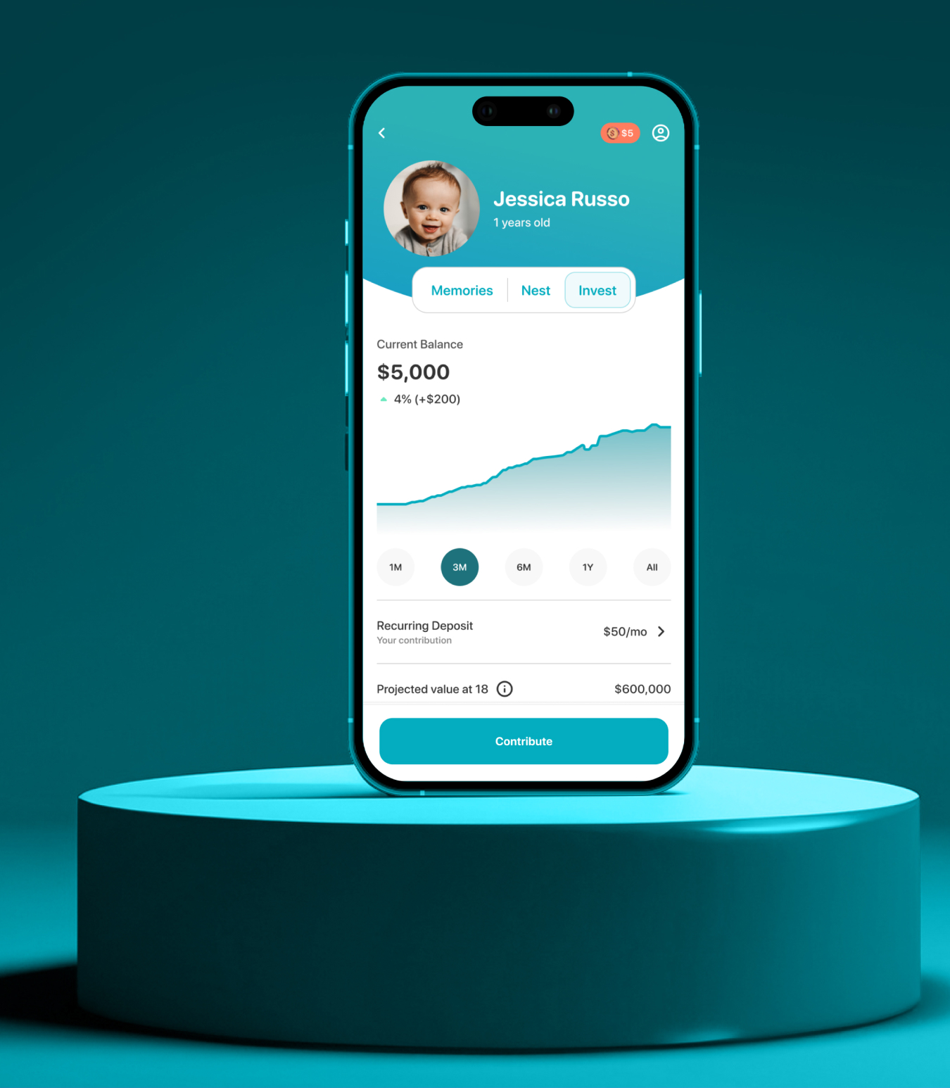 Portfolio card big image
