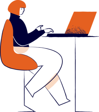 Investor reviewing portfolio on laptop