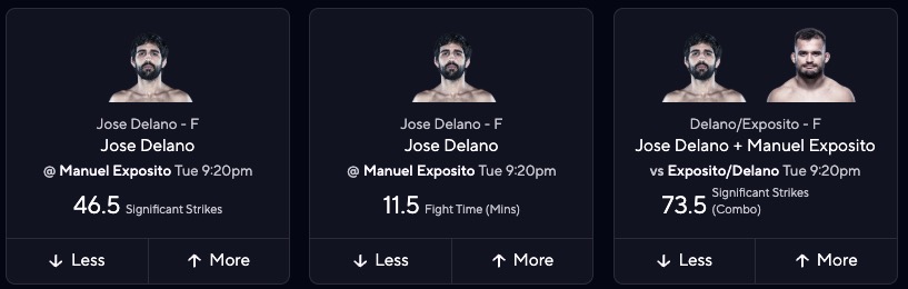 Dana White Contender Series: Jose Delano vs. Manual Exposito