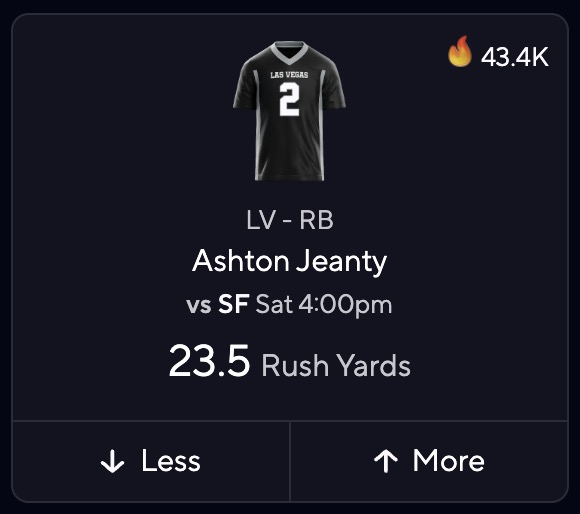 49ers vs. Raiders Prediction, Picks - Ashton Jeanty