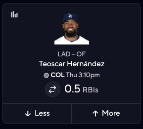 Thursday MLB DFS Picks - Teoscar Hernandez