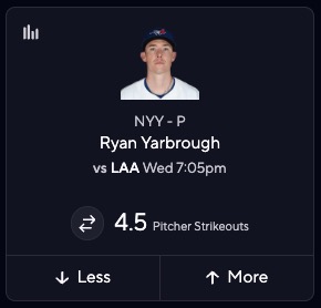 Ryan Yarbrough Strikeouts - June 18