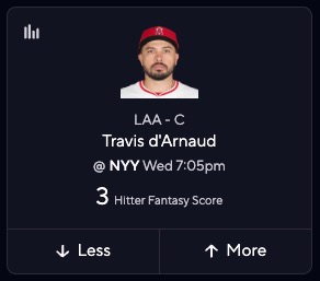 Travis d'Arnaud Strikeouts - June 18