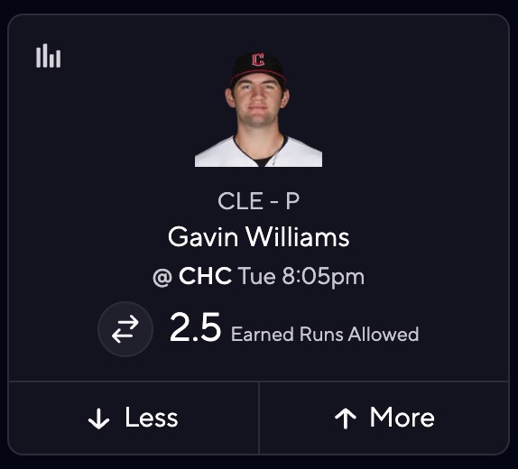 MLB DFS Picks Today - Gavin Williams