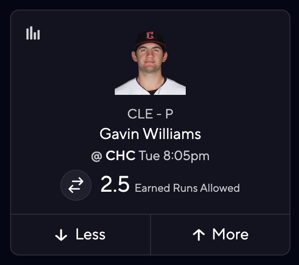 Guardians vs. Cubs Picks - Gavin Williams