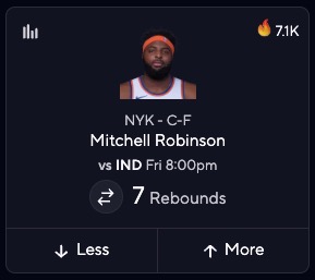 Pacers vs Knicks Picks - Thursday, May 23 - Mitchell Robinson