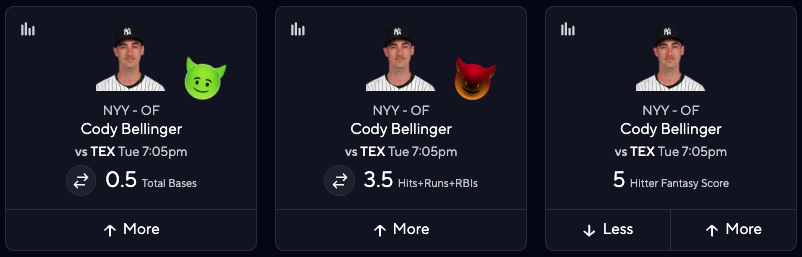 MLB DFS Picks on PrizePicks — Cody Bellinger