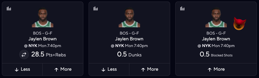 Knicks vs. Celtics Picks for PrizePicks - Jaylen Brown